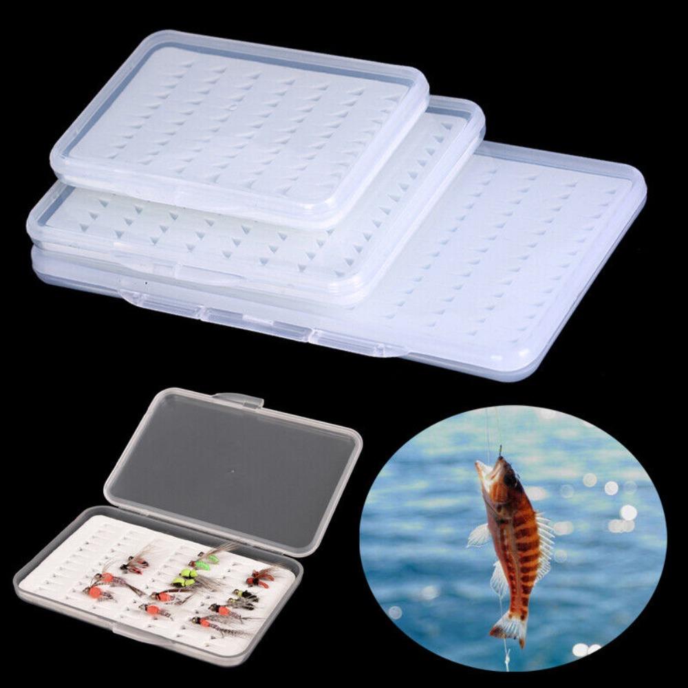 Plastics Fishing Tackle Box Light and Thin Fish Hook Box New Fly Fishing Box Fishing