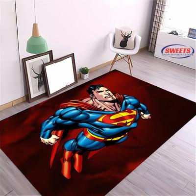 №1 Классический ковер DC Superman для гостиной, спальни, прикроватный коврик, удобный нескользящий коврик, современный простой стиль, прочный моющийся ковер