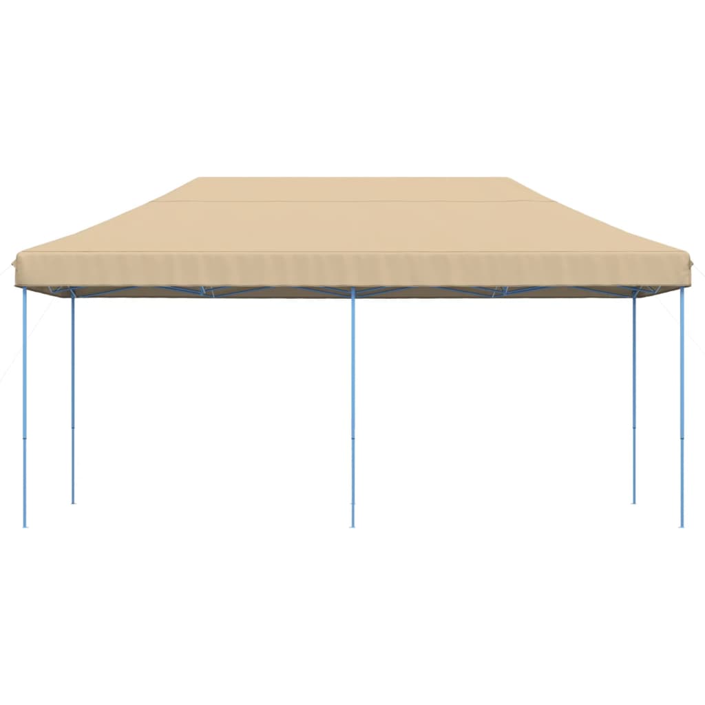 Foldable Pop Up Party Tent Beige 580 x 292 x 315 cm
