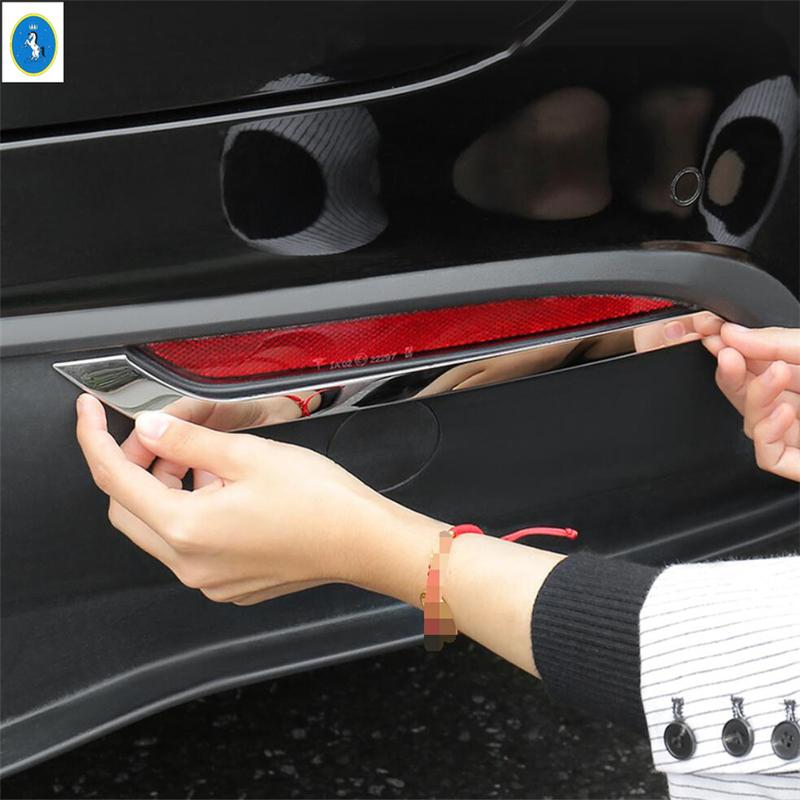 Front Rear Fog Lights Tail Eyelid Eyebrow Back Bottom Bumper Panel Cover Trim For Tesla Model Y - 2024 Exterior Accessories