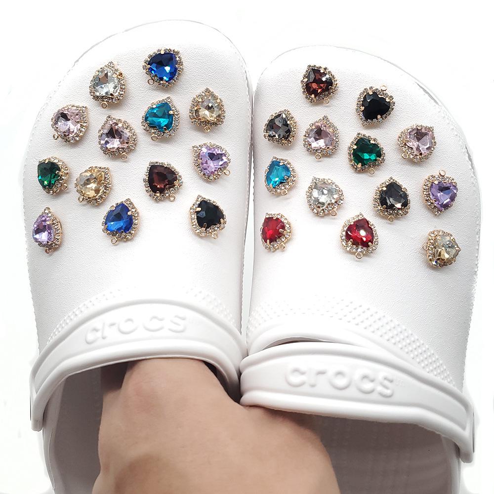 Crystal Gem Diamond Crocs Shoe Accessories: Shoe Buckles & Flowers