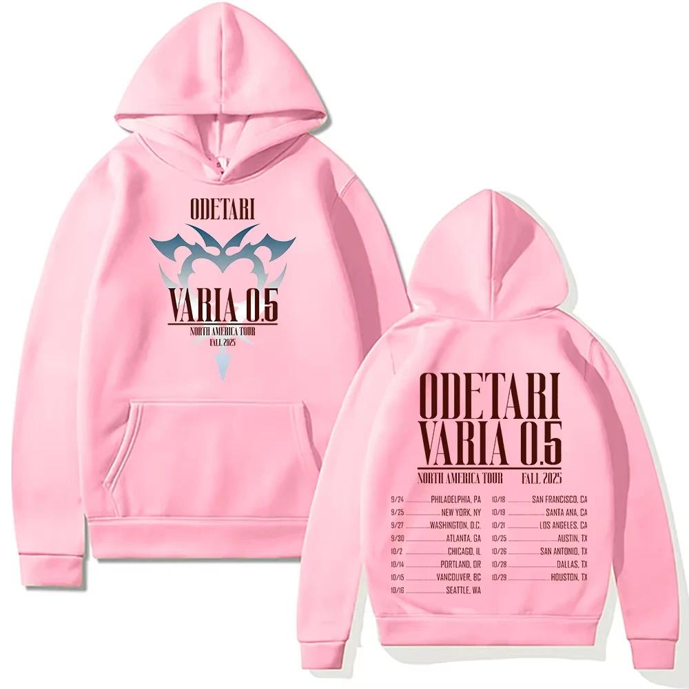 2025 Худи рэпера Odetari Odetari VARIA 0.5 Тур по Северной Америке Осень2025 Свитшот Мужская одежда Уличный стиль Повседневная Толстовка