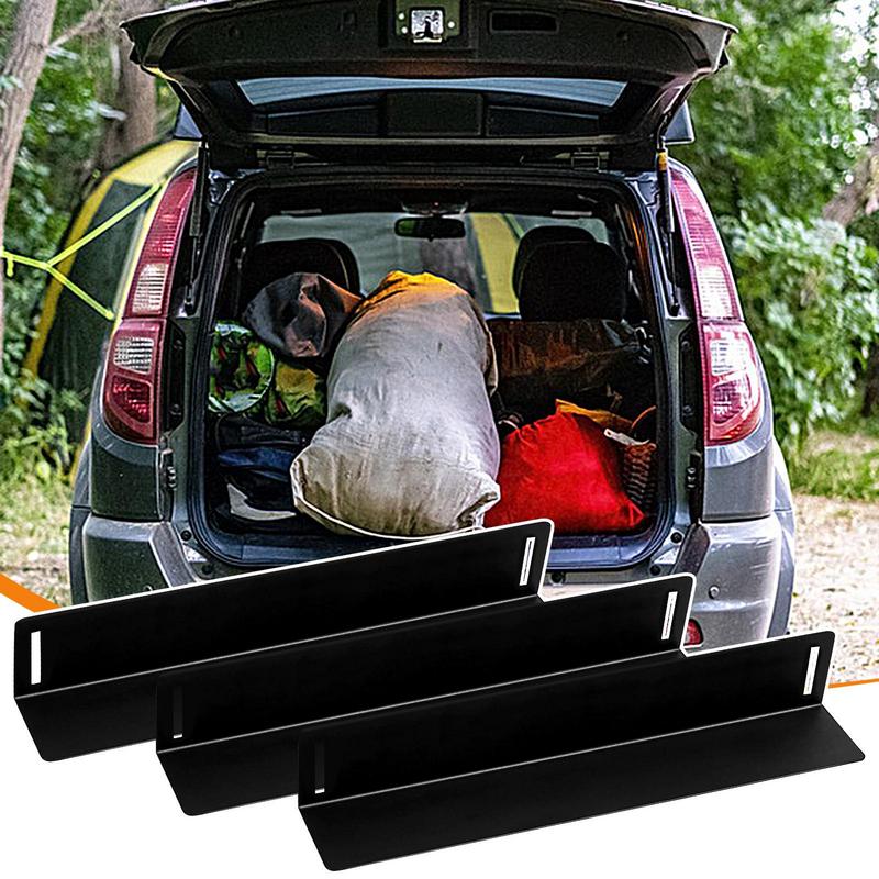 Car Cargo Blocks 3 Pieces Car Storage Organizer Trunk Blocks Easy Installation Multipurpose Automotive Trays Containment System