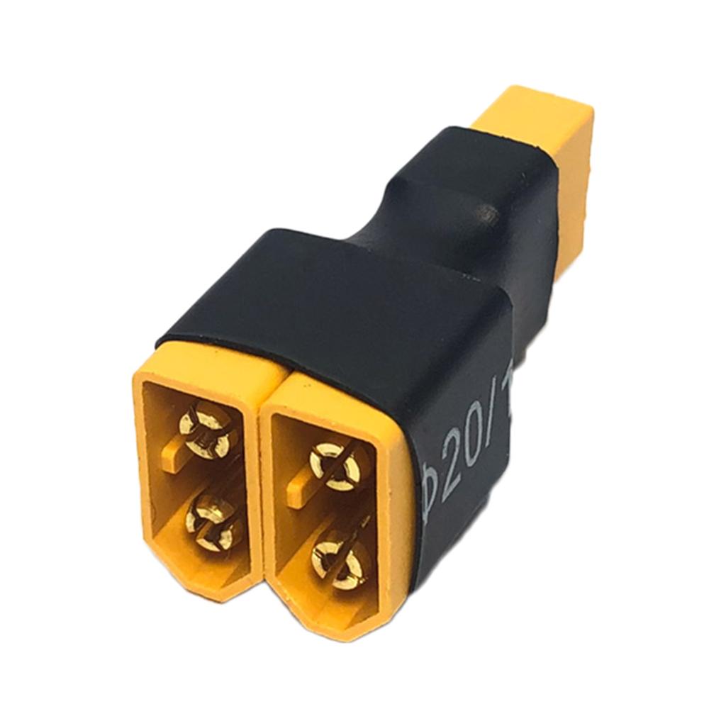 Plastic XT60 Plug Connector DIY Accessories XT60 Male To XT60 Female RC Parts Parallel Adapter Converter for Lithium Battery ESC