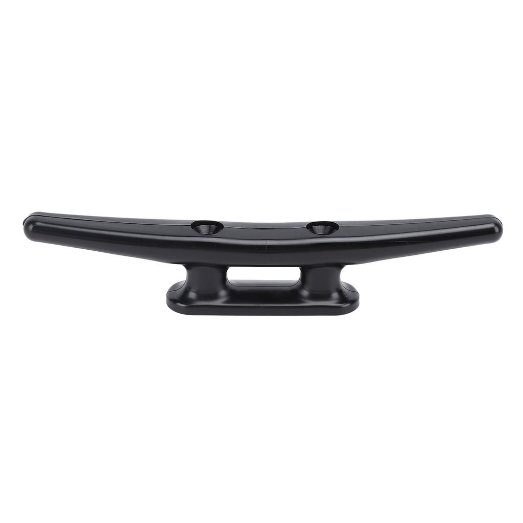 Boat Cleat Black Nylon Strong Tensile Strength Dock Cleat for Marine Deck Nautical Decor 200mm 7.87in