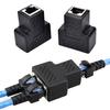 Charger Ethernet Network Cable RJ45 Splitter Plug Adapter Connector 1 To 2  LAN