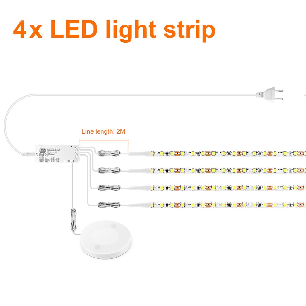 Double Layer FPCB LED Strip Lights 12V Penetrable Wood Touch Sensor Switch DIY Dimmable Shelves Liquor Cabinet Backlight Lamp