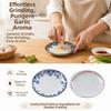 2-in-1 Hand Garlic Ginger Masher Non-Slip Tomato Grater Dish  Cheese Carrot Fruits Vegetables