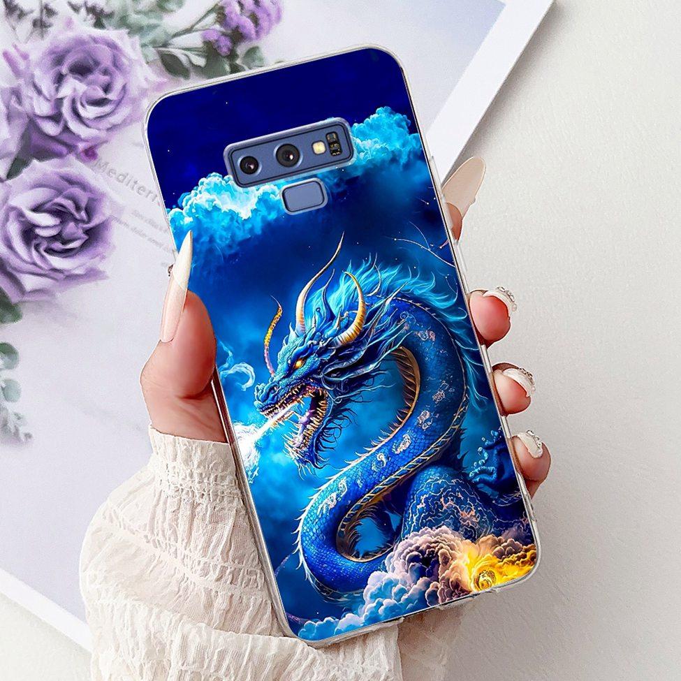 Прозрачный чехол для Samsung Note9 Милый Кот Модный Роскошный Расписной Мягкий Чехол для Телефона для Samsung Galaxy Note 9 Case SM-N9600 SM-N960F
