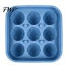 Spherical Cavity Mold Soccer Ball Ice Cube Tray, World Mug Shape Silicone for Reusable Freezer & Oven, Easy Release Non-Stick BPA-Free Chocolate Jelly