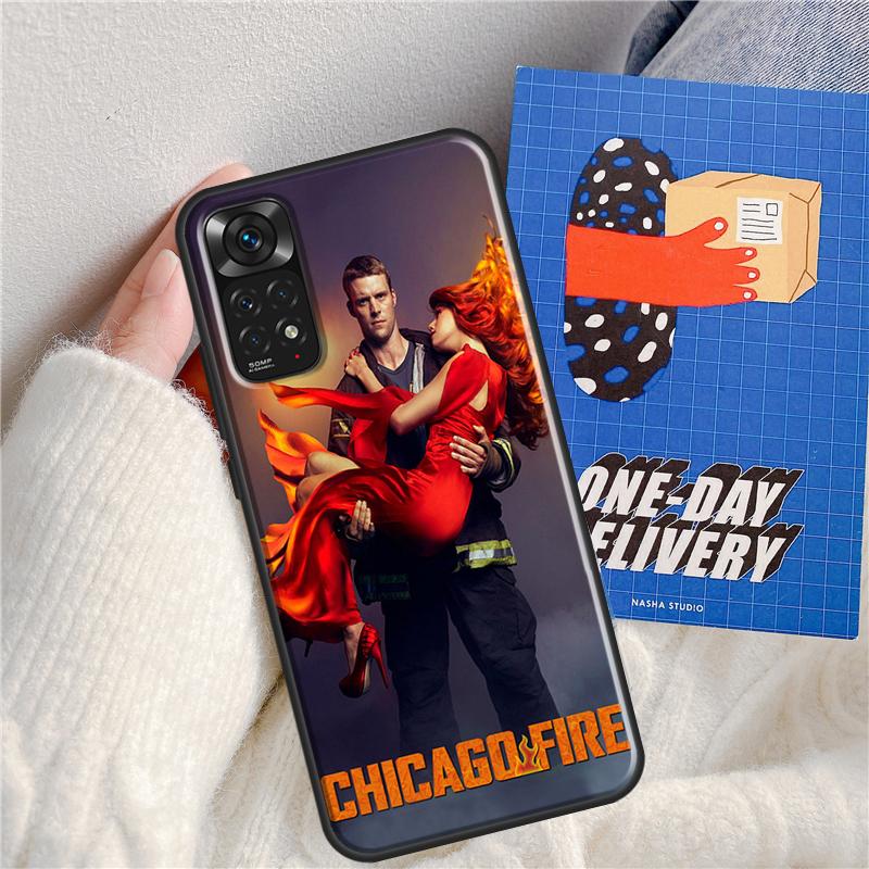 Чехол для телефона Xiaomi Redmi Note 8 9 10 11 12 Pro 8T 9S 10S 11S 12S Redmi 10C 12C 9C 10A с изображением сериала Chicago Fire