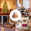 2D Акриловый Коттедж Орнамент со Светодиодной Подсветкой Домики Рождественской Деревни с Подсветкой Настольное Украшение Праздничные Сувениры Рождественский Подарок