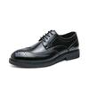 New Fashion Men Dress Shoes Personality Trend Paty Leather Wedding Shoes Men Flats Leather Oxfords Shoes