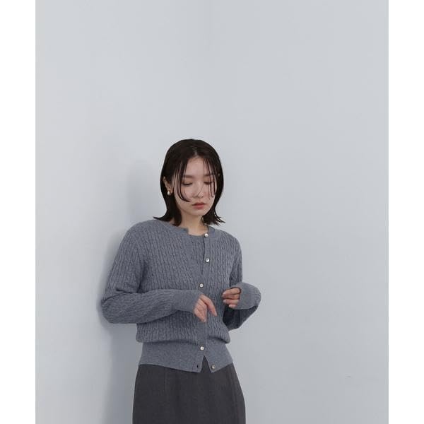 Natural Beauty Basics Mini Cable Knit Cardigan Ensemble for Women