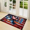 Custom Name Iron Man: Power Courage Carpet Rug Customizable Soft Washable Anti-Slip Home Living Room Sofa Mats Personalized Rug. 0909434