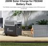 FOSSiBOT 3600W(Peak 7200W) Power Station with 2x Additional Battery pack,11.52KWh Solar Generator Power Generator Power Bank Charger with UPS Function
