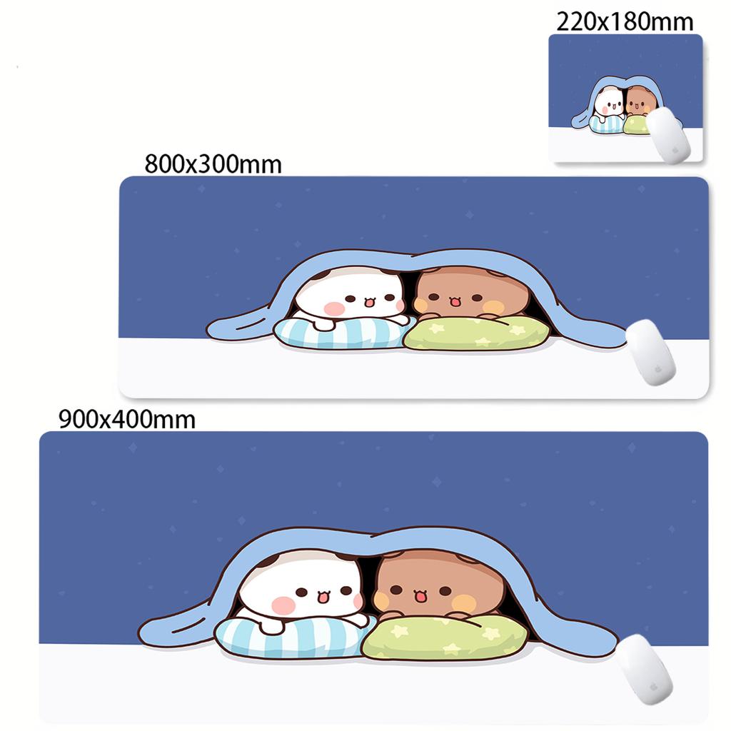 Большой игровой коврик для мыши BuBu DuDu Kawaii, коврик для мыши из натурального каучука, коврик для игровой мыши Gamer Xxl, офисный коврик для ПК-клавиатуры, милый коврик для стола