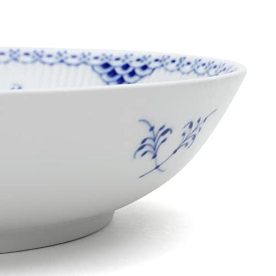 Royal Copenhagen 102 Blue Fluted Half Lace 577 Bowl Blue Fluted 21.5cm [Item]