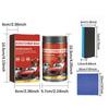 Car Scratch Remover For Vehicles Gentle Scratch Repair Wax Safe Application With Cloth And Sponge For Car Paint Scratch Repair