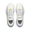 Li Ning Амортизирующие Скользкие Устойчивые к истиранию Дышащие Упругие Сцепление Низкие Баскетбольные кроссовки Мужские Бело-синие ABPV013-3