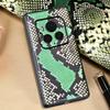 Чехол для Honor Magic6 Ultimate Edition из воловьей кожи питона с полным покрытием.