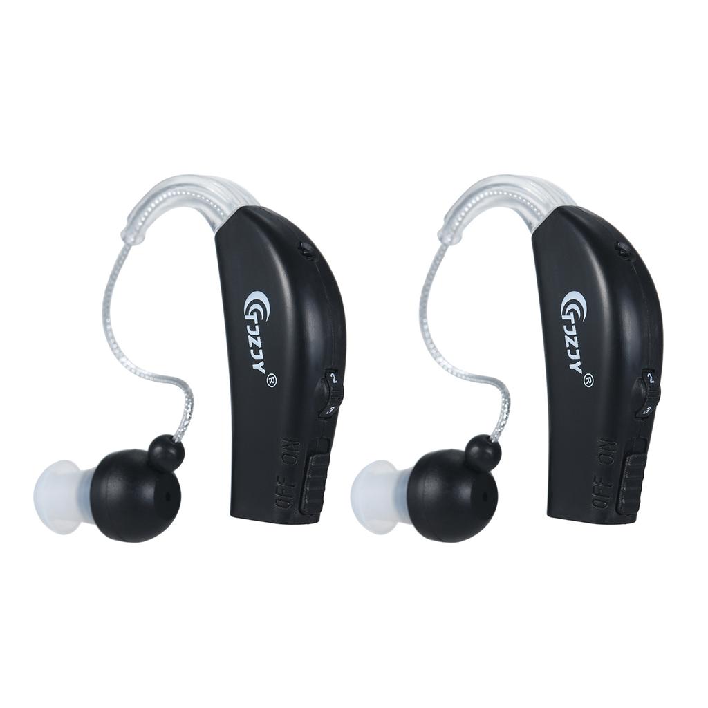 TJZJY 2-Pack усилитель слуха перезаряжаемые слуховые аппараты для пожилых людей персональный усилитель звука