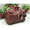 Средне-коричневая кожаная сумка Hunter Weekender Женские сумки и кошельки Мужская ночная сумка для пожилых людей, новогодняя распродажа