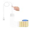 5V COB LED Strip Light Set with Touch Sensor Switch for Wardrobe or Display Cabinet
