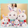 Cherry Rabbit Plush Toy Stuffed Animal With Soft Pp Cotton For Girls Sleepover Gift