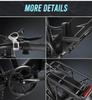 Electric Bicycle LOTDM200-II Folding Electric Bicycle 20 x 4.0-inch Thick Tire Mountain Electric Bicycle with 48V 13Ah Detachable Battery E-bike