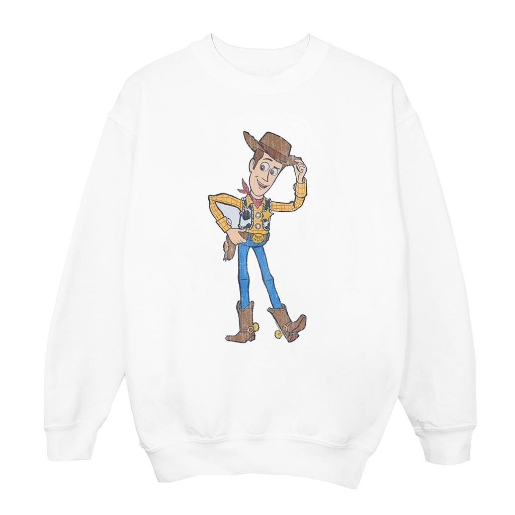 Disney Womens/Ladies Toy Story 4 Sheriff Woody Pose Sweatshirt