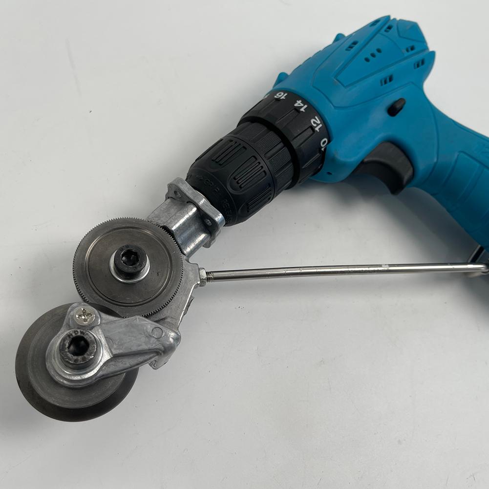 Электрическая дрель, резак для пластин, острое лезвие, двухголовый высокоскоростной ротор, бесплатный режущий инструмент, ножницы для листового металла