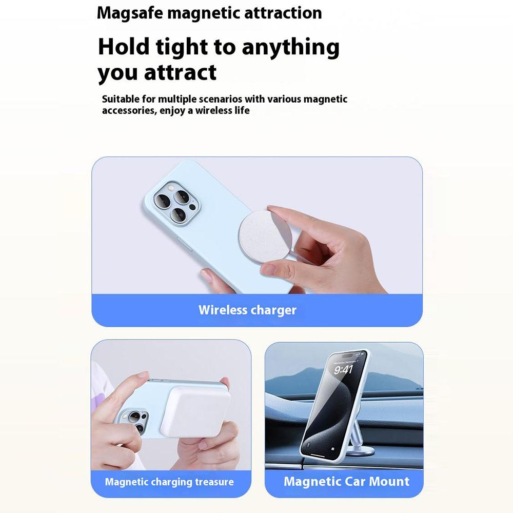Чехол для iPhone 14 Pro, совместимый с MagSafe, ультратонкий, из жидкого силикона + ПК, чехол для телефона