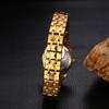 Часы золотые аналоговые простые с календарем дней недели 3ATM водонепроницаемые повседневные деловые женские часы с ремешком из нержавеющей стали на день рождественский подарок для женщин -