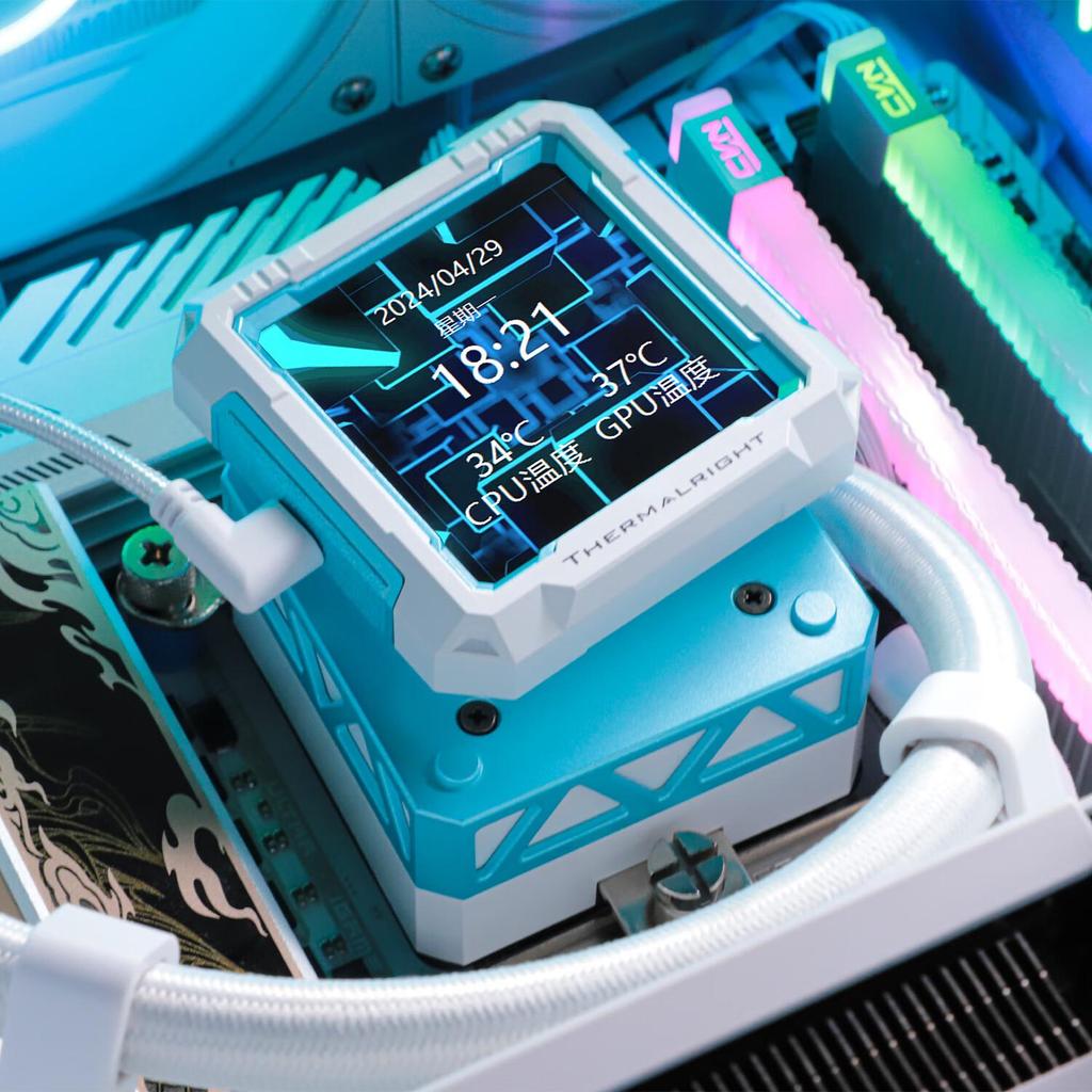 Thermalright FW360 Ice Armor PRO 2.73" IPS LCD White ARGB Water Cooling Radiator