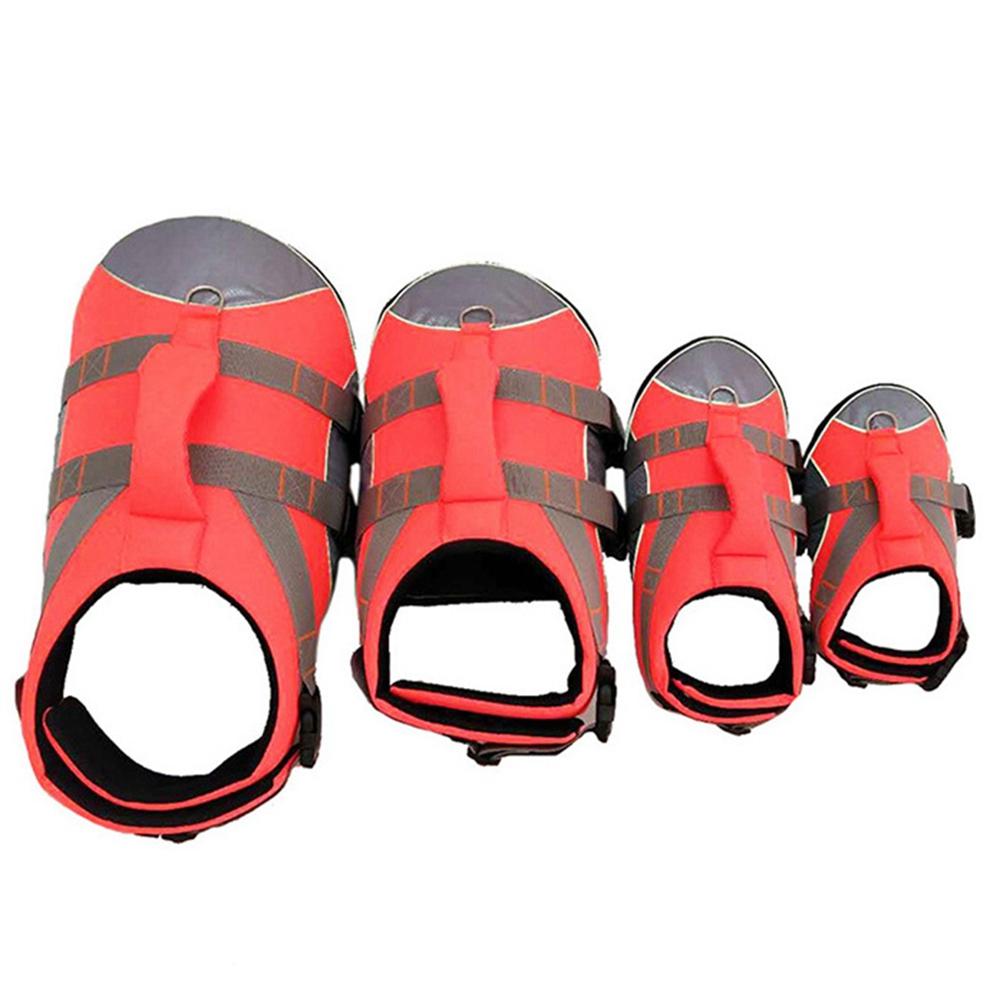 Dog Swimming Life Vest with Safety Reflective Stripe Adjustable Elasticity Pet Dog Swimming Coat