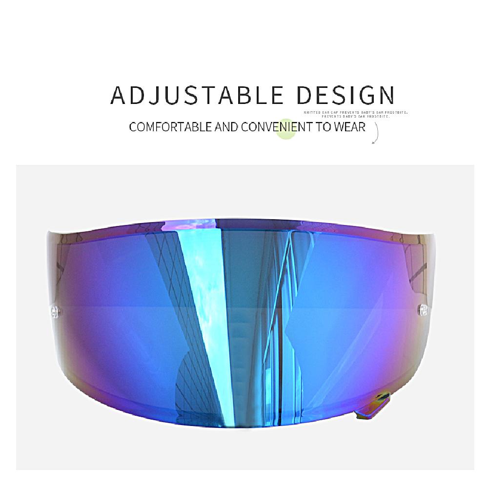 Motorcycle Anti-UV Anti-Scratch Wind Shield Helmets Lens Visor Replacement for