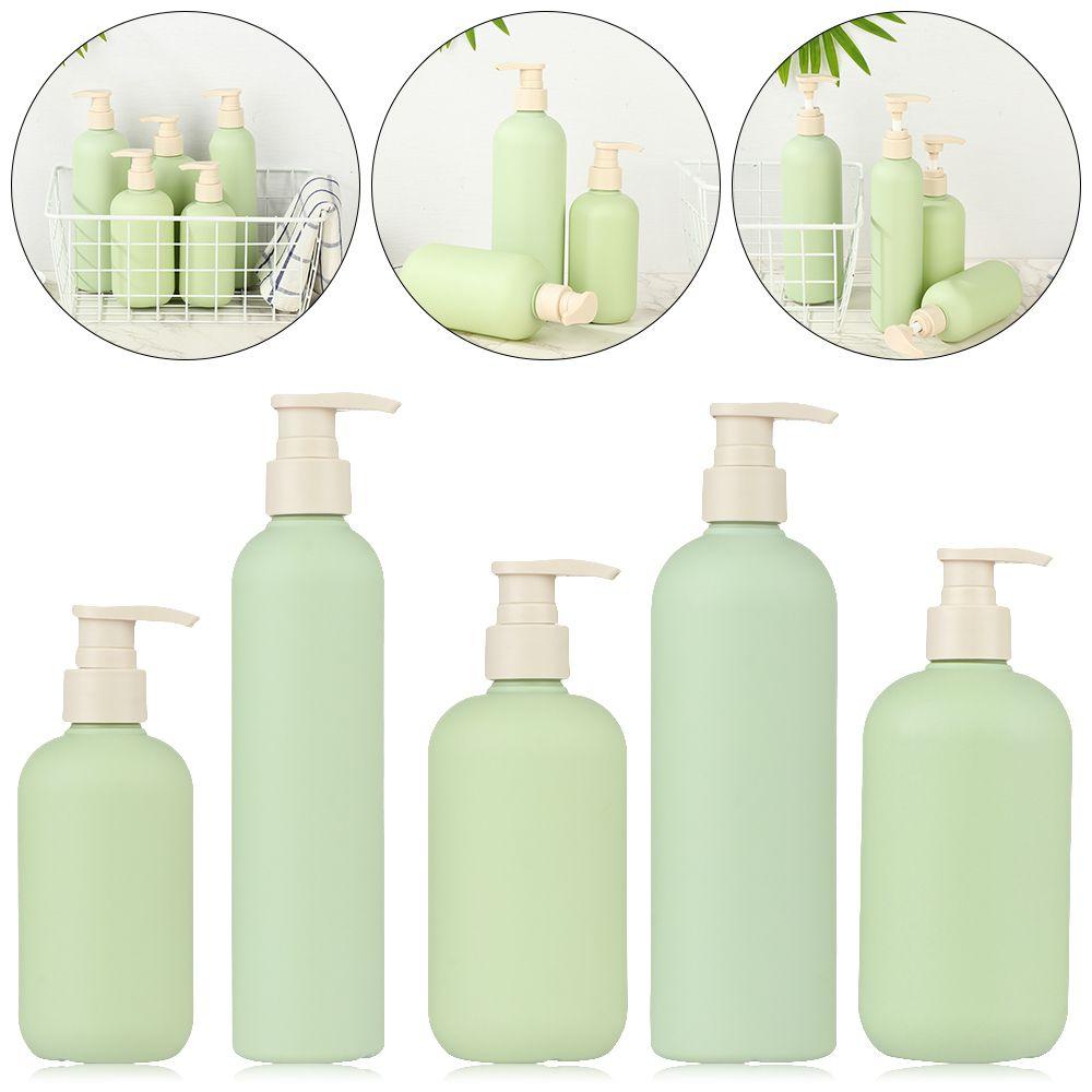 Rustproof Round Bottles Foaming Soap Dispenser for Liquid Lotion Shampoo Shower Gel Refillable