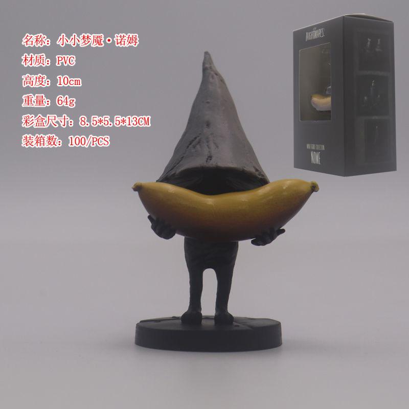 Little Nightmares Шесть Желтый Дождевик Фигурка Стоящая Nome Коллекционная Модель В Коробке Украшение Настольное Украшение Игрушка