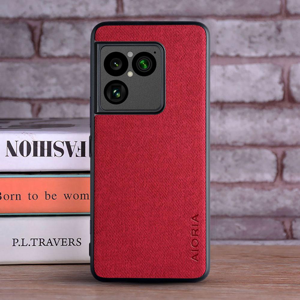 Case for Sony Xperia 1 VIII Textile Leather Fashion Soft TPU Hard PC 3 in1 material for Xperia 1 VIII Case funda Coqua