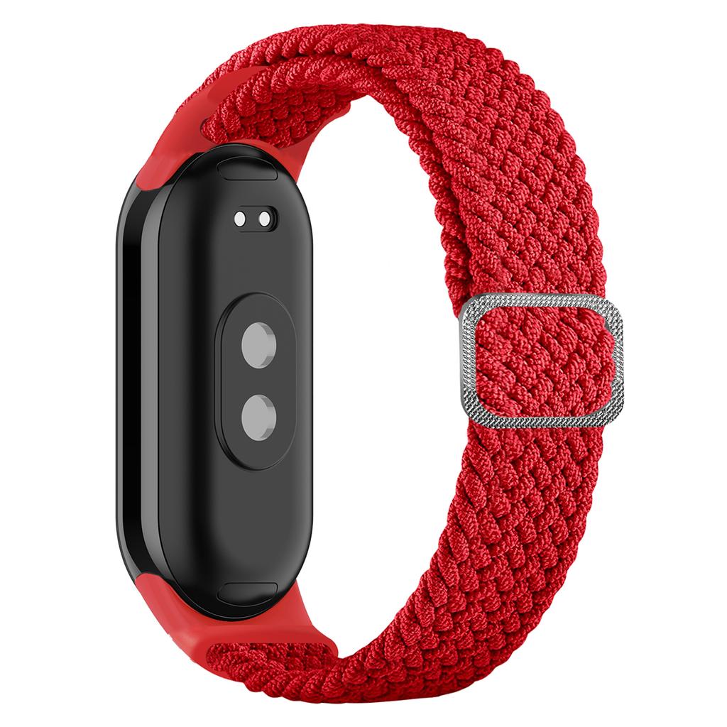 For Xiaomi Smart Band 9 NFC/9/8 NFC/8 Stretchy Nylon Watch Band Adjustable Braided Sport Strap