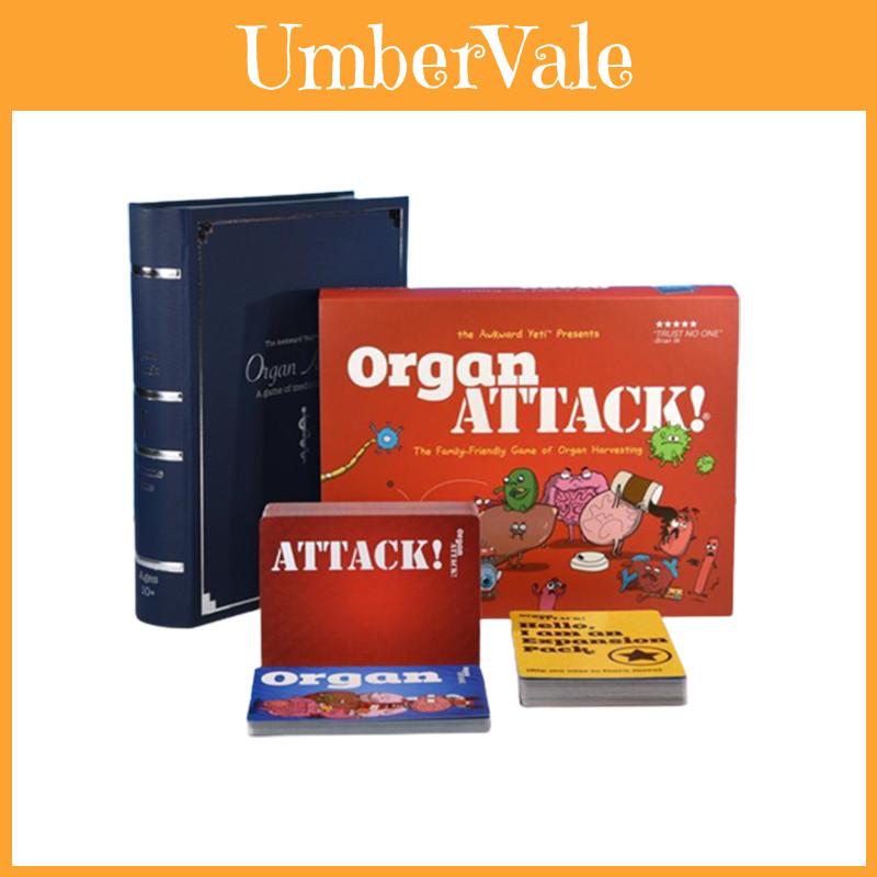Семейная игра-головоломка Organ Attack: Тактическая карточная игра с изюминкой