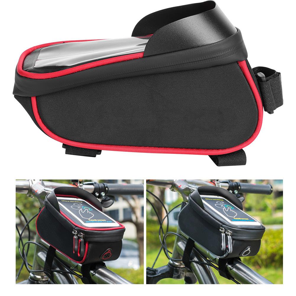 Сумка-дождевик Рама Передняя верхняя труба Светоотражающие велосипедные сумки Сумка Mo