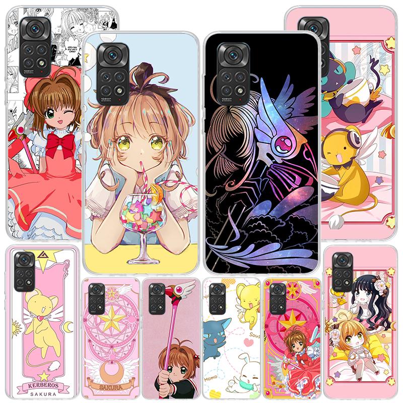 CardCaptor Sakura Anime Phone Case For Xiaomi Redmi Note 15 14 13 12S 12 11 Pro Plus 14S 11S 11E 10 10S 11T 5G Personalized Cove
