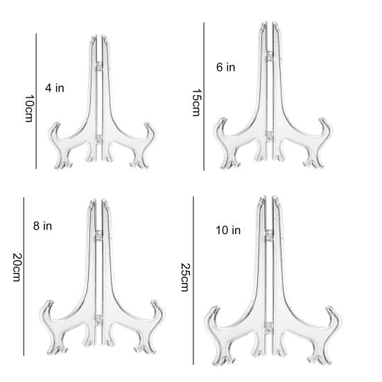 Plate Display Rack Safe Wide Application Triangle Structure Portable Easels Dish Rack Holder for Hotel Kitchen