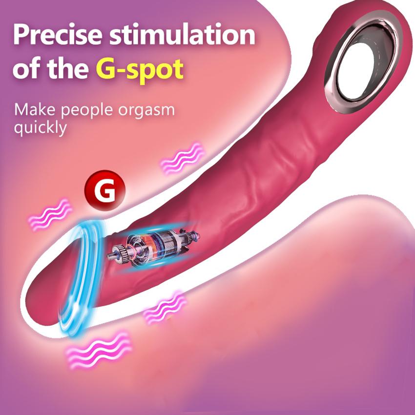 Vibrator Dildo G Spot Female Stimulator Big Penis Anal Plug Adult Realistic Man Penis Sex Toys for Women 10 Modes Masturbator