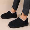 Men Winter Cotton Slippers Indoor Warm Fuzzy Casual House Shoes Memory Foam Slippers Outdoor Fashion Antiskid Plush Shoes