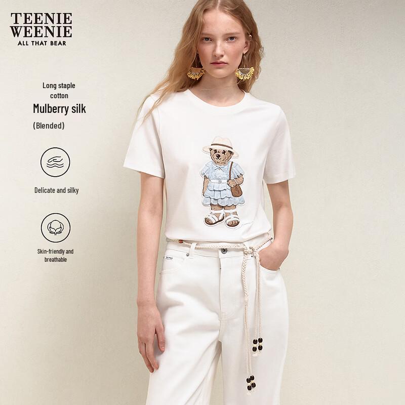 Teenie Weenie Women's Cartoon Graphic Short-Sleeve T-Shirt