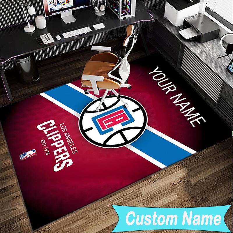 Custom Name Rug Clippers Ice Area Rug Suitable for Indoor And Outdoor,Carpets for Homes, Offices,Living Rooms,Home Decor,Christmas Gift