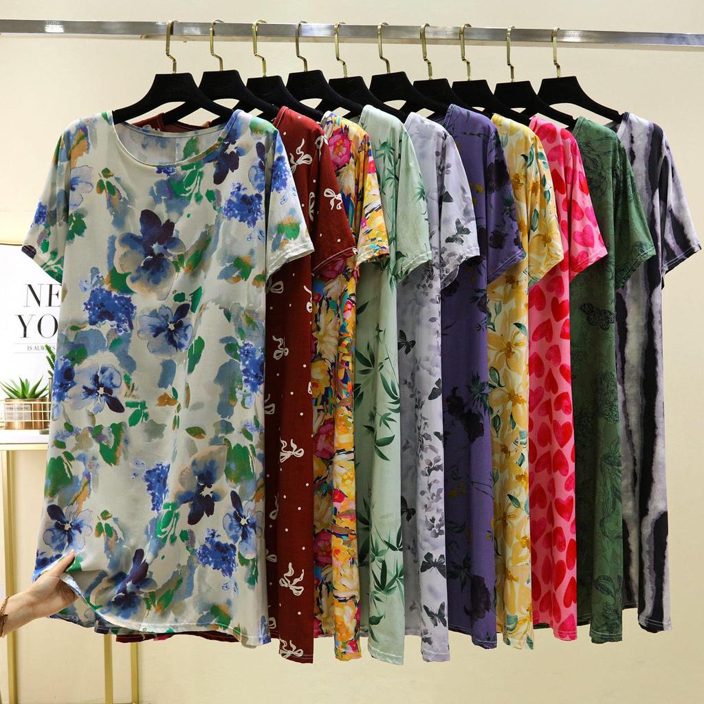 Женское летнее платье миди с цветочным принтом: Идеально для прохладной весны и отпускной одежды